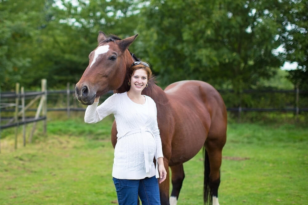 Can you go horse riding while pregnant